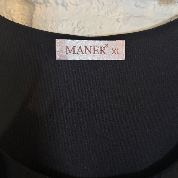 Women's Plus Size Cami Casual Pleated Chiffon Tank Top with Beaded Strap - Picture 2 of 5